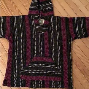 Baja hoodie beach drug rug